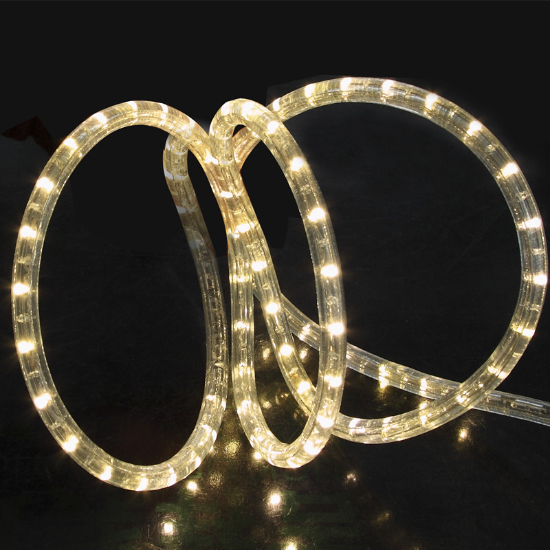 VERTICAL WARM WHITE 2WIRES LED ROPE LIGHT