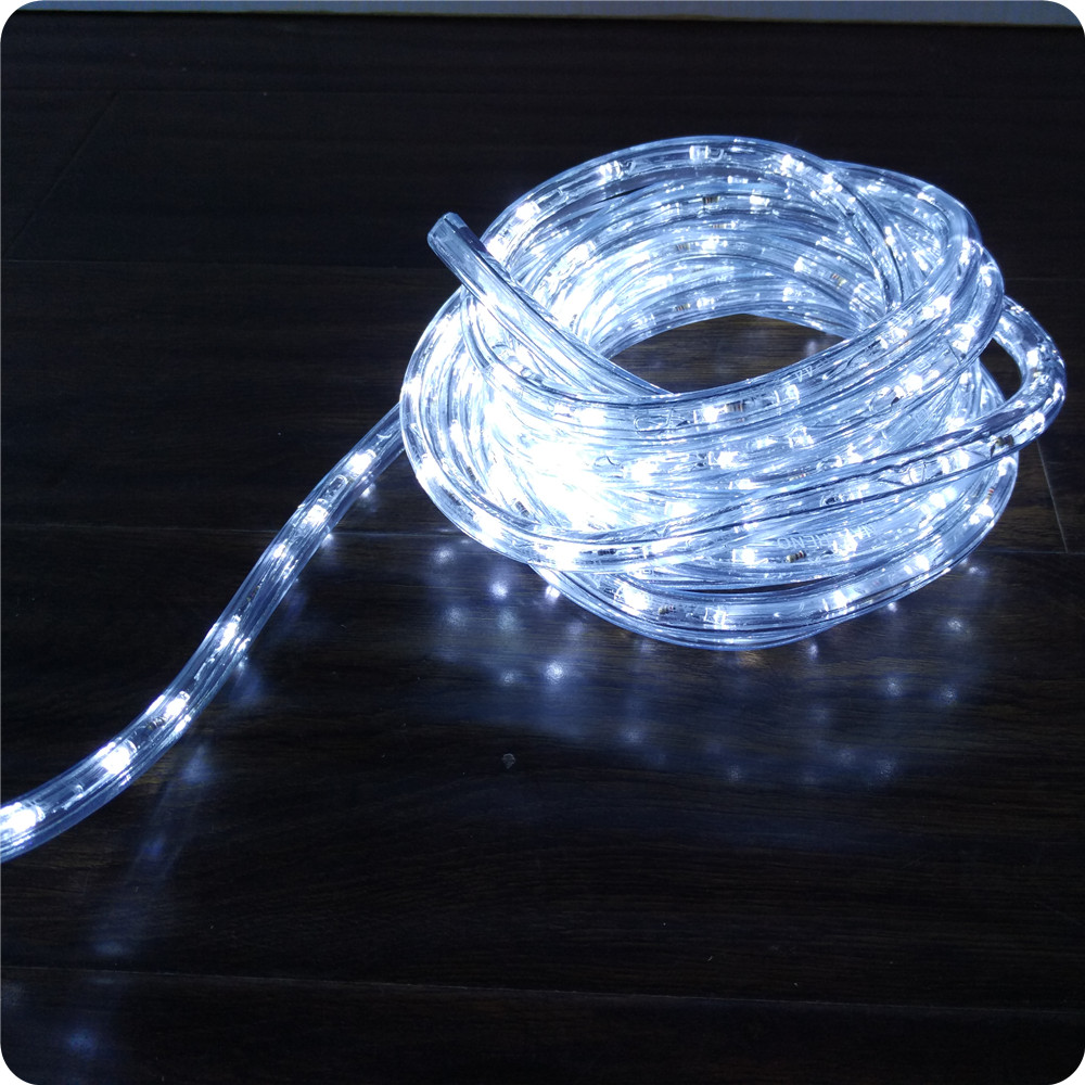 Chasing white 10m led rope light