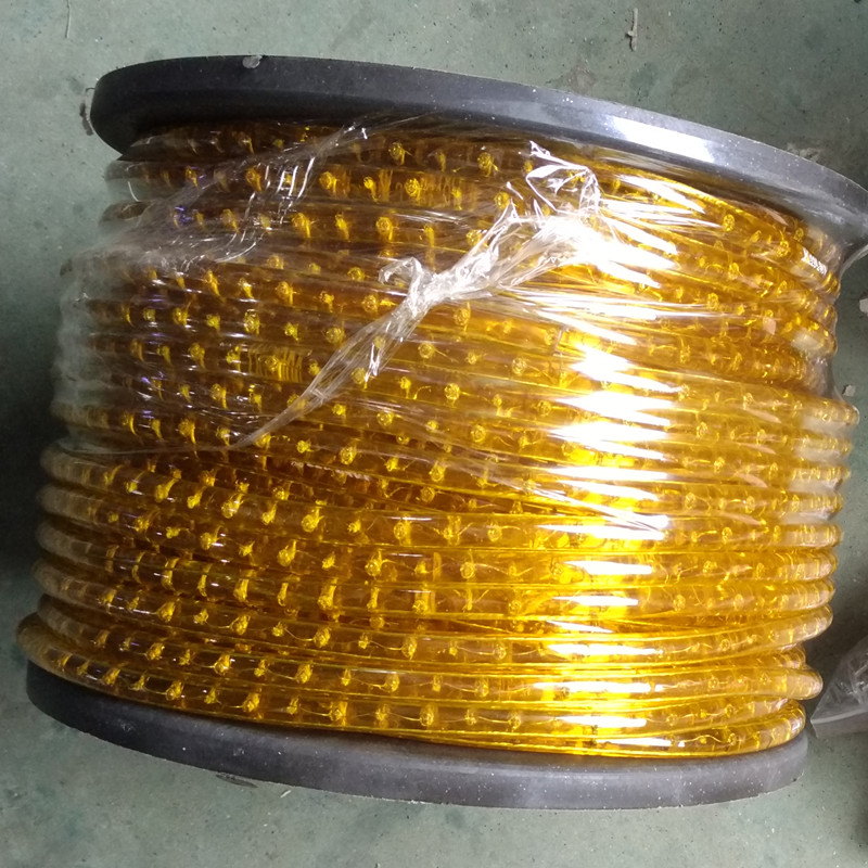 Yellow Incandescent rope light